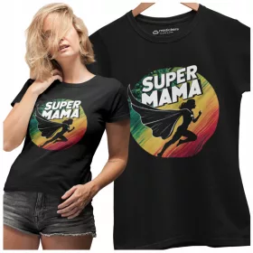  MUTTERTAGSGESCHENK SUPER MOM T-SHIRT EINZIGARTIG