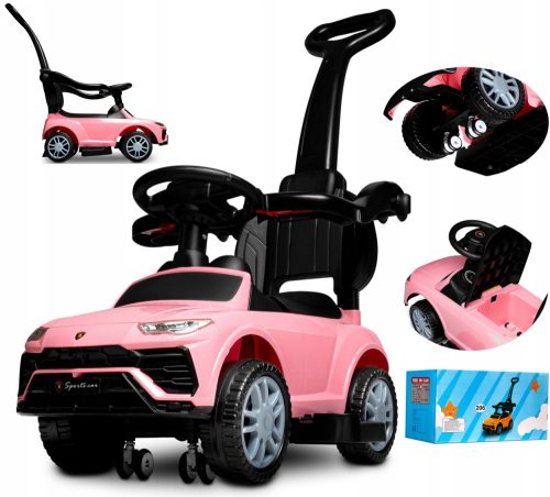  MX5-Sportrutscher mit Schiebegriff und LED-Sounds