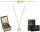  DIAMANT-KLEE-GOLD-HALSKETTE 585