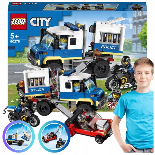  LEGO City 60276 Polizeigefängniskonvoi + VERPACKUNGSSERVICE FÜR DEN VERSAND