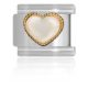  Link für das Armband MAYBEME GOLD HEART WITH OPAL