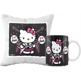    HELLO KITTY BABYBECHER- UND KISSENSET, GESCHENKIDEE, VERSCHIEDENE DESIGNS