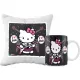  HELLO KITTY BABYBECHER- UND KISSENSET, GESCHENKIDEE, VERSCHIEDENE DESIGNS