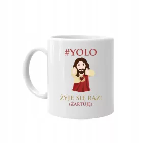    LUSTIGE GESCHENKTASSE JESUS YOLO, du lebst nur einmal! (Scherzhaft)