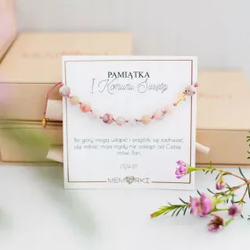    10 Rosenkränze-Armband ROSENKRANZ - Souvenir KOMMUNION, TAUFE_WIEDUNG