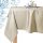  FLECKENFESTE GARTENTISCHDECKE, WASSERDICHTE TERRASSE, BALKON IM FREIEN 140X180 BEIGE