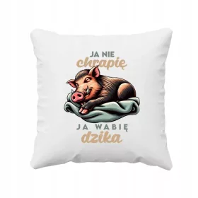    LUSTIGES KISSEN ZUM GESCHENK Ich schnarche nicht, ich locke ein Wildschwein an
