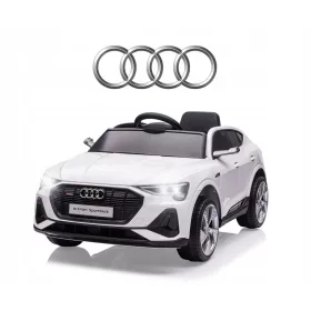    Milly Mally Audi E-Tron Sportback Weißes batteriebetriebenes Fahrzeug