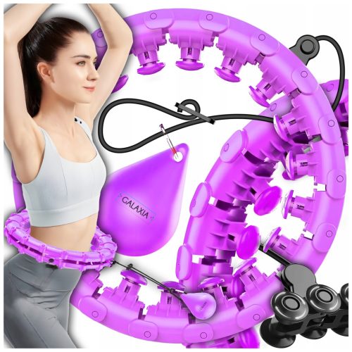  Hula Hoop mit Noppen GALAXIA 50 cm rosa