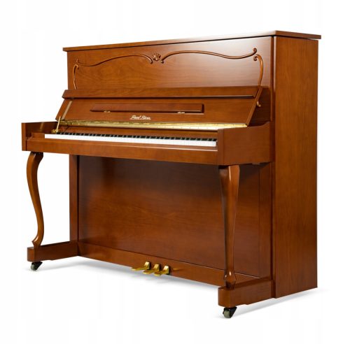  Chippendale 123 EU stilisiertes Klavier, antikes Walnussholz
