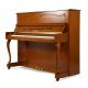  Chippendale 123 EU stilisiertes Klavier, antikes Walnussholz