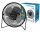  Innay123123 Tischventilator, USB-Mini-Ventilator, Schwarz