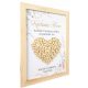  Ein Dankeschön-Geschenk für Ihre Mutter zum Muttertag, ein Geburtstagsgemälde mit einem goldenen Herzen