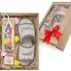 Fertiges Geschenk für Mama, Muttertag-Set, Hausschuhe + Super-Mama-Accessoires