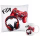  SET BECHERKISSEN MIT NAMEN, GAMING-PAD, JOYSTICK-KONSOLE, KOPFHÖRER