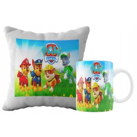  PAW PATROL BABYBECHER- UND KISSENSET, GESCHENKIDEENMUSTER