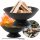  Garten Gusseisen Feuer Hitze 56 cm für Lagerfeuer Grill Kessel schwarz