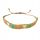  Zartes Armband mit kleinen Herzperlen, verstellbar an einer Schnur