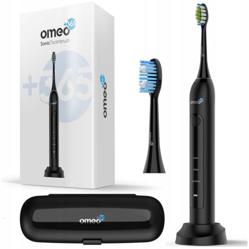  OMEO +365 Schwarze elektrische Zahnbürste