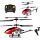  Ferngesteuerter RC-HUBSCHRAUBER mit Fernbedienung, rote LED-Drohne