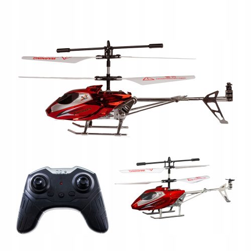  Ferngesteuerter RC-HUBSCHRAUBER mit roter LED-Drohnenfernsteuerung