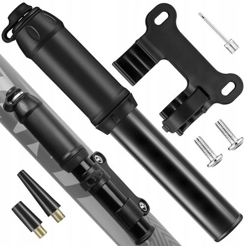  MINI-HAND-FAHRRADPUMPE FÜR RAHMEN ZUM AUFBLASEN DES FAHRRADS + RAHMENHALTERUNG