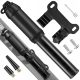  MINI-HAND-FAHRRADPUMPE FÜR RAHMEN ZUM AUFBLASEN DES FAHRRADS + RAHMENHALTERUNG