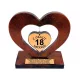  Herz zum 18. 30. 40. 50. 60. 70. 80. Geburtstag, Statuette, Geschenk mit Gravur