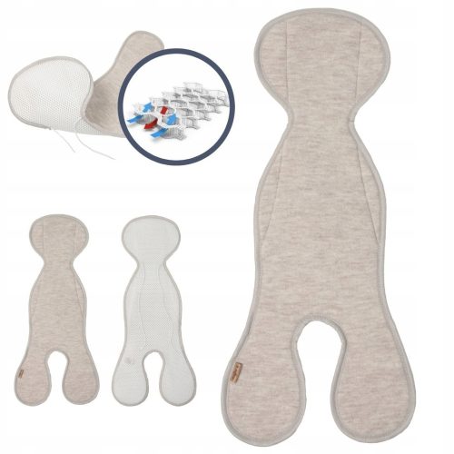  Zaffiro Anti-Schweiß-Sitzeinlage 0-13 kg Merinowolle + AIR Hellbeige