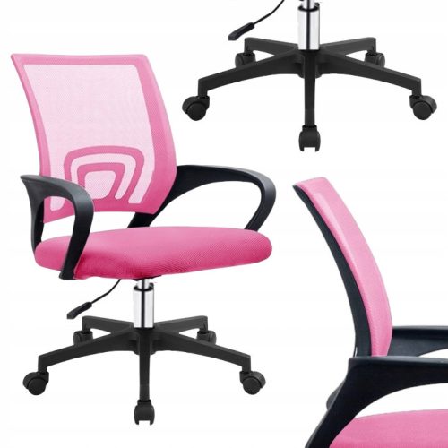  Ecarla KO25 Schreibtischstuhl, rosa