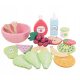  Holz-Salat-Set für Kinder, Salatschüssel, Montessori-Zubehör