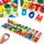  HOLZ-PUZZLE-SORTER BLÖCKE ALPHABET-ZAHLEN