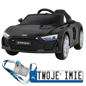  Audi R8 LIFT Batteriebetriebenes Auto Schwarz EVA MP3