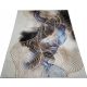  Teppich Fancy 200x300 cm 2x3 Modernes Anti-Rutsch-Netz Schwarz Blau