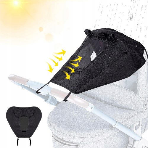 Kinderwagenschirm SAIL, KINDERWAGENGEHÄUSE, GROSS, 66 cm, grau