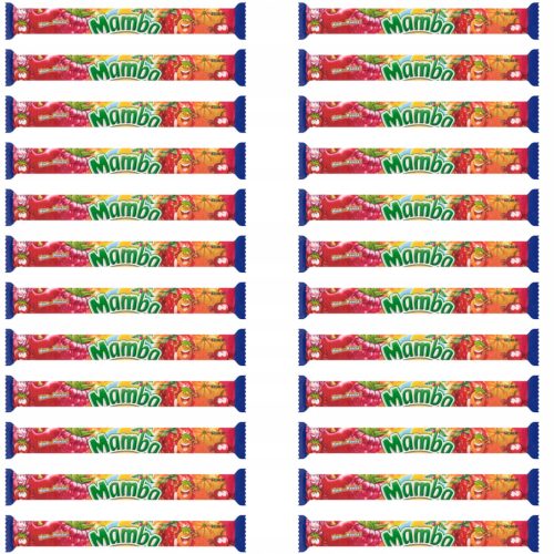 Mamba Fruchtgummis 106g von Storck - Packung mit 24 Stück