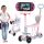 BABY MIX MULTI-DREIRAD-SCOOTER FÜR KINDER, ROSA + Wasserspiele – Arcade-Wasserspiel