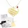  Goldkette für Mutter, Herz, Babyname, Silber 925, Gravur, Widmung