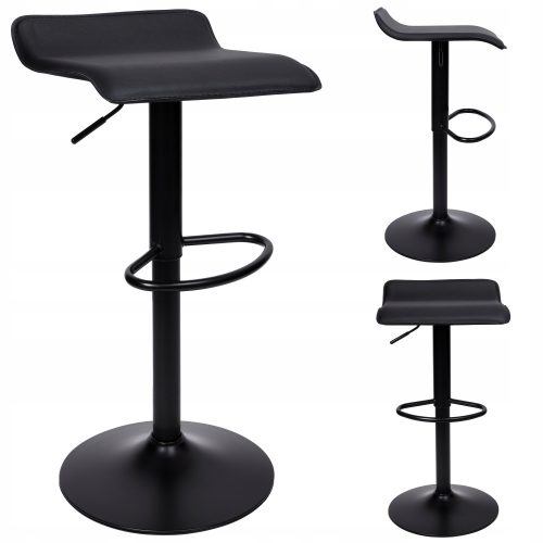 eHoker Hocker, schwarz, 83 cm, Kunstleder