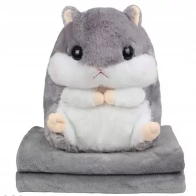  Decke mit Kissen 2in1 Kuscheliges Maskottchen