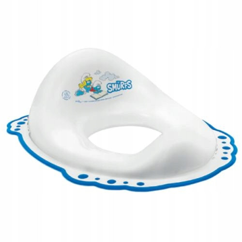 MALTEX Toilettendeckel mit rutschfesten Gummibändern SMERFY, weiß