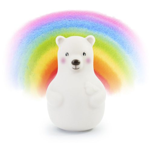  Pabobo Lumicolor Teddybär-Lampe, mehrfarbig, nicht heizbar, Timer, 3 Modi