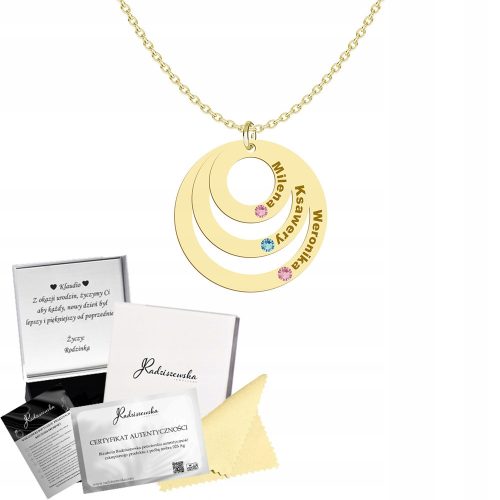  Goldkette für Mutter Baby Name SILBER 925 Muttertag Gratis Gravur