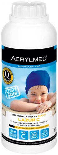  Acrylmed Lazur C Flüssigkeit zur Entfernung trüber Ablagerungen 1 l