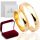  Trauringe aus Gold 585, halbrund, massiv, nahtlos, 4 mm, sofort lieferbar