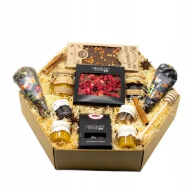    GESCHENKKORB Geschenk zum Lehrertag Schokoladenteefrüchte gefriergetrocknet
