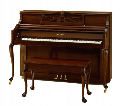  stilisiertes Charles R. Walter Queen Anne Klavier – hergestellt in den USA