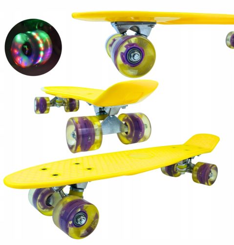  Pegaz Toys LED-Skateboard lila
