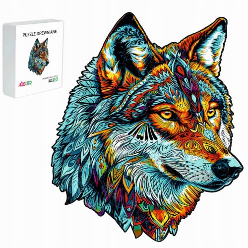  HOLZPUZZLE FÜR ERWACHSENE KINDER 126 TEILE WOLF GESCHENK FÜR KINDER