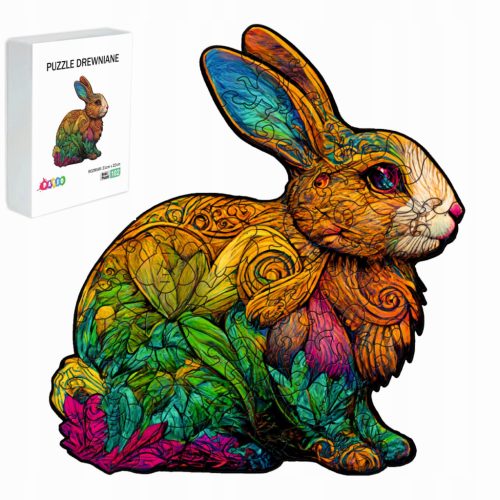  HOLZPUZZLE FÜR ERWACHSENE KINDER102 ELEMENTE KANINCHEN GESCHENK FÜR KINDER